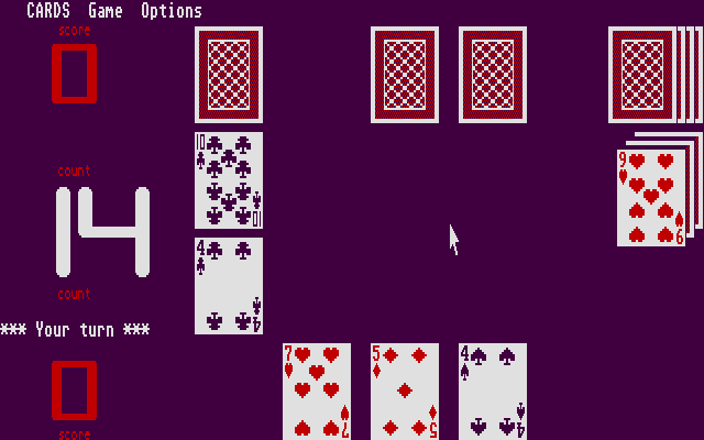 Cards screenshot 2 for Atari ST