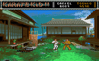 The Karate Kid Part II: The Computer Game screenshot 2 for Atari ST
