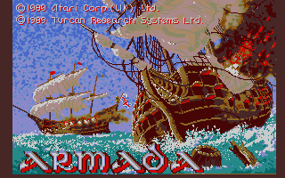 Armada title screen for Atari ST