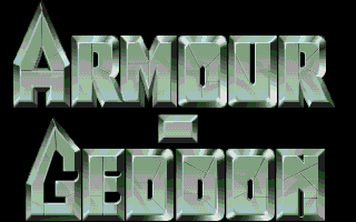 Armour-Geddon title screen for Atari ST
