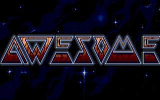 Awesome title screen for Atari ST