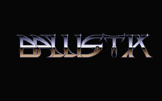 Ballistix title screen for Atari ST