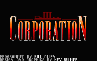 Corporation title screen for Atari ST
