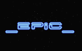 Epic title screen for Atari ST