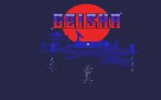 Geisha title screen for Atari ST