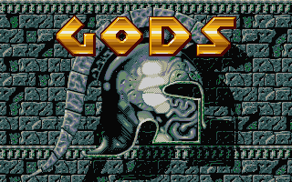 Gods title screen for Atari ST