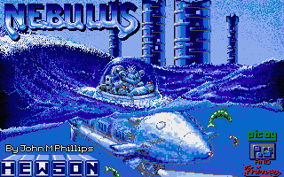 Nebulus title screen for Atari ST