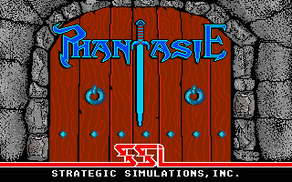 Phantasie title screen for Atari ST