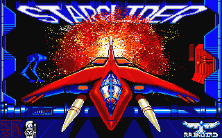 Starglider title screen for Atari ST