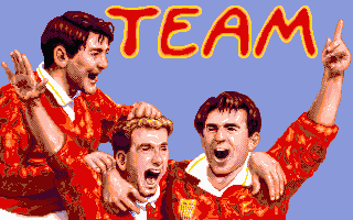 Team title screen for Atari ST