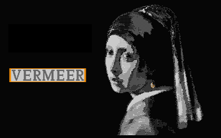 Vermeer title screen for Atari ST