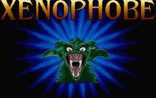 Xenophobe title screen for Atari ST