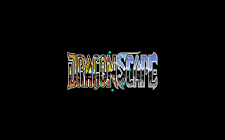 Dragon Scape title screen for Atari ST