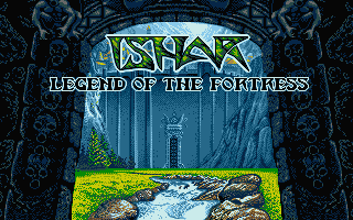 Ishar title screen for Atari ST
