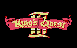 King's Quest III: To Heir Is Human title screen for Atari ST