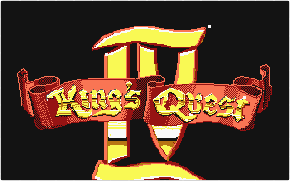 King's Quest IV - The Perils of Rosella title screen for Atari ST