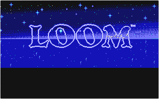 Loom title screen for Atari ST