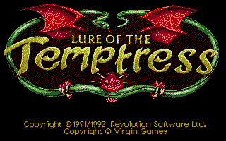 Lure Of The Temptress [Hit Squad] title screen for Atari ST