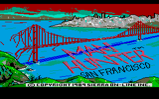 Manhunter 2: San Francisco title screen for Atari ST
