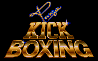 Panza Kick Boxing title screen for Atari ST