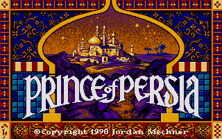 Prince Of Persia title screen for Atari ST