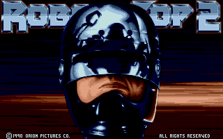Robocop 2 title screen for Atari ST