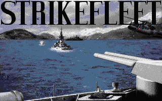 Strike Fleet title screen for Atari ST