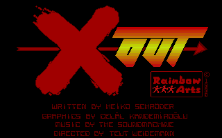 X-Out title screen for Atari ST