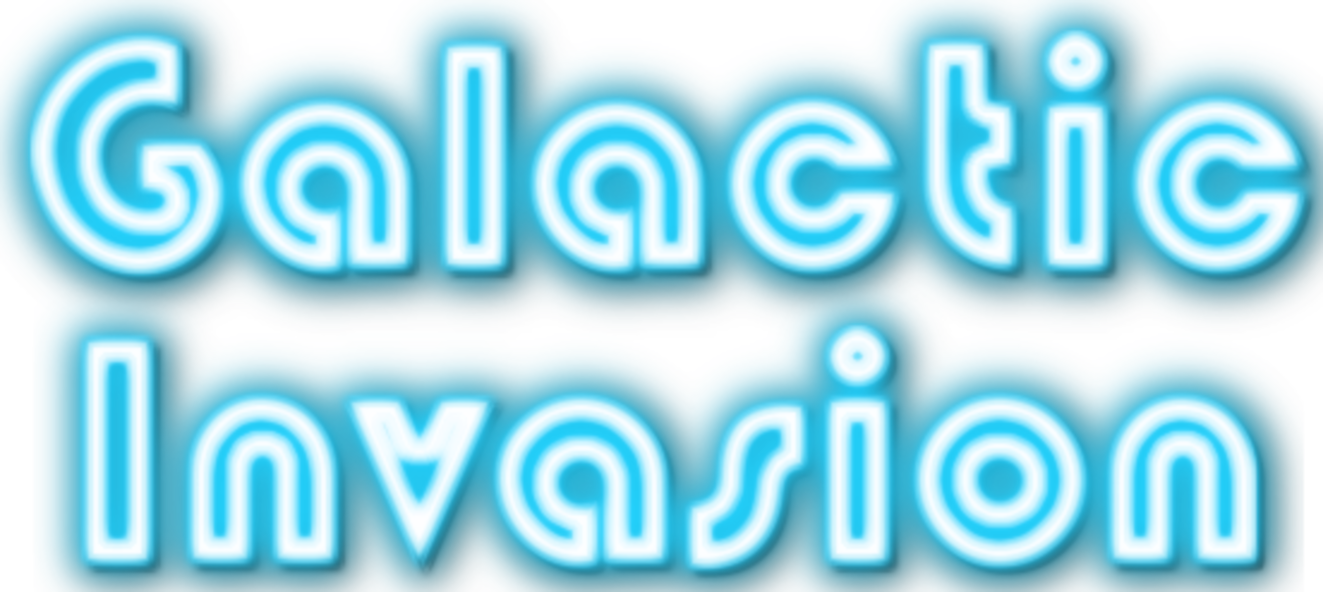 Galactic Invasion logo for Bally Astrocade