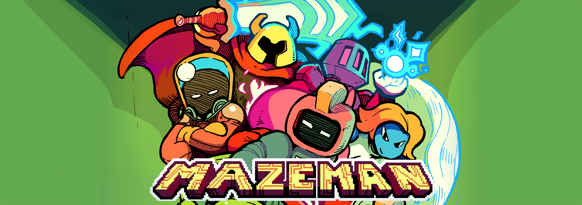 Mazeman logo for Bally Astrocade