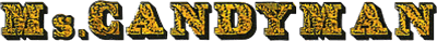 Ms Candyman logo for Bally Astrocade