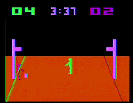 Basketball screenshot 2 for Bally Astrocade