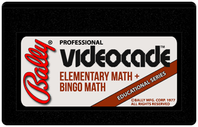 Bingo Math & Speed Math screenshot 3 for Bally Astrocade