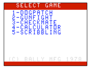 Dog Patch screenshot 4 for Bally Astrocade