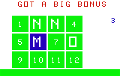 Letter Match & Spell 'N Score & Crosswords screenshot 3 for Bally Astrocade