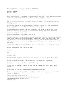Machine Language Manager screenshot 5 for Bally Astrocade