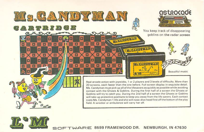 Ms Candyman screenshot 5 for Bally Astrocade