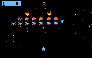 Space Invaders screenshot 2 for Bally Astrocade