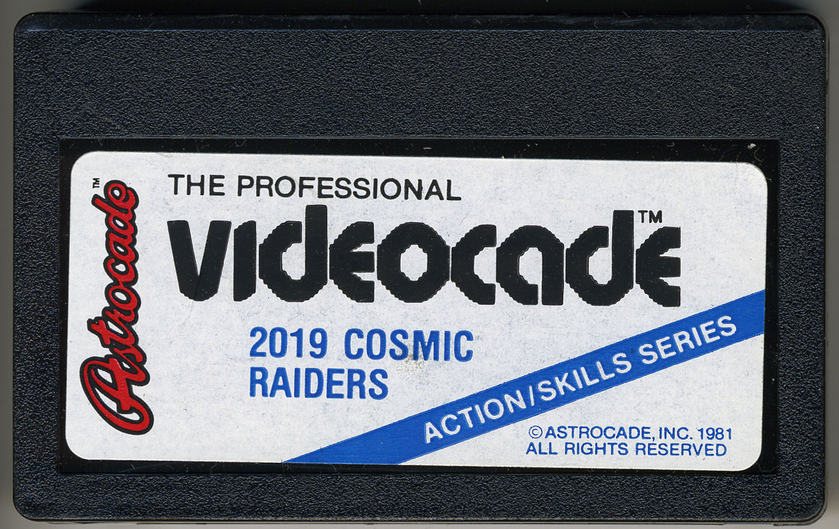 Cosmic Raiders title screen for Bally Astrocade