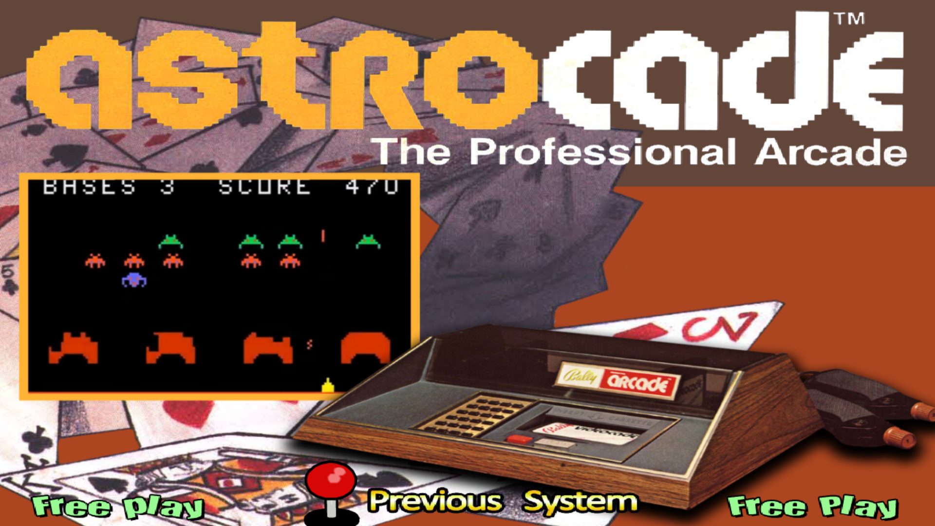 Dog Patch title screen for Bally Astrocade