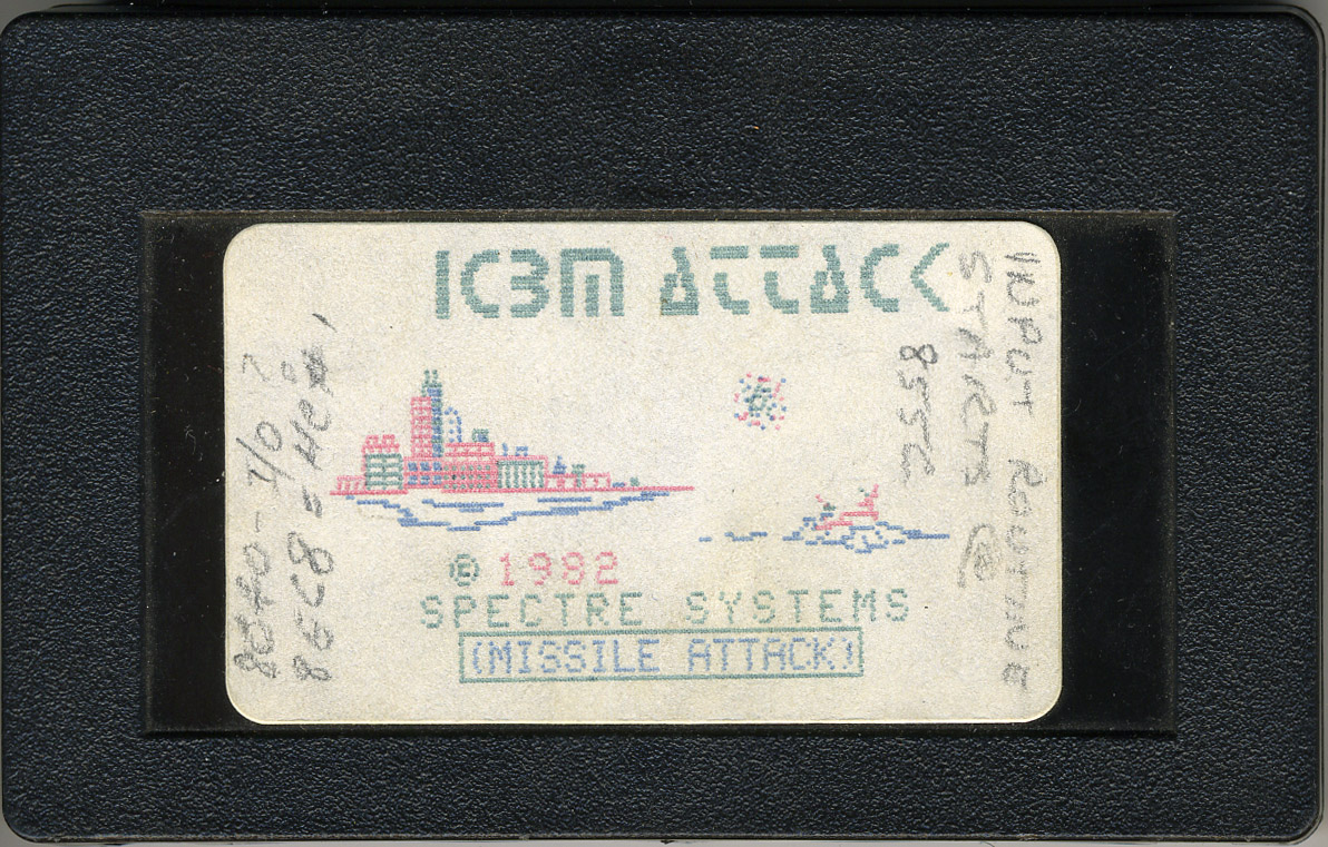 Missile Attack title screen for Bally Astrocade