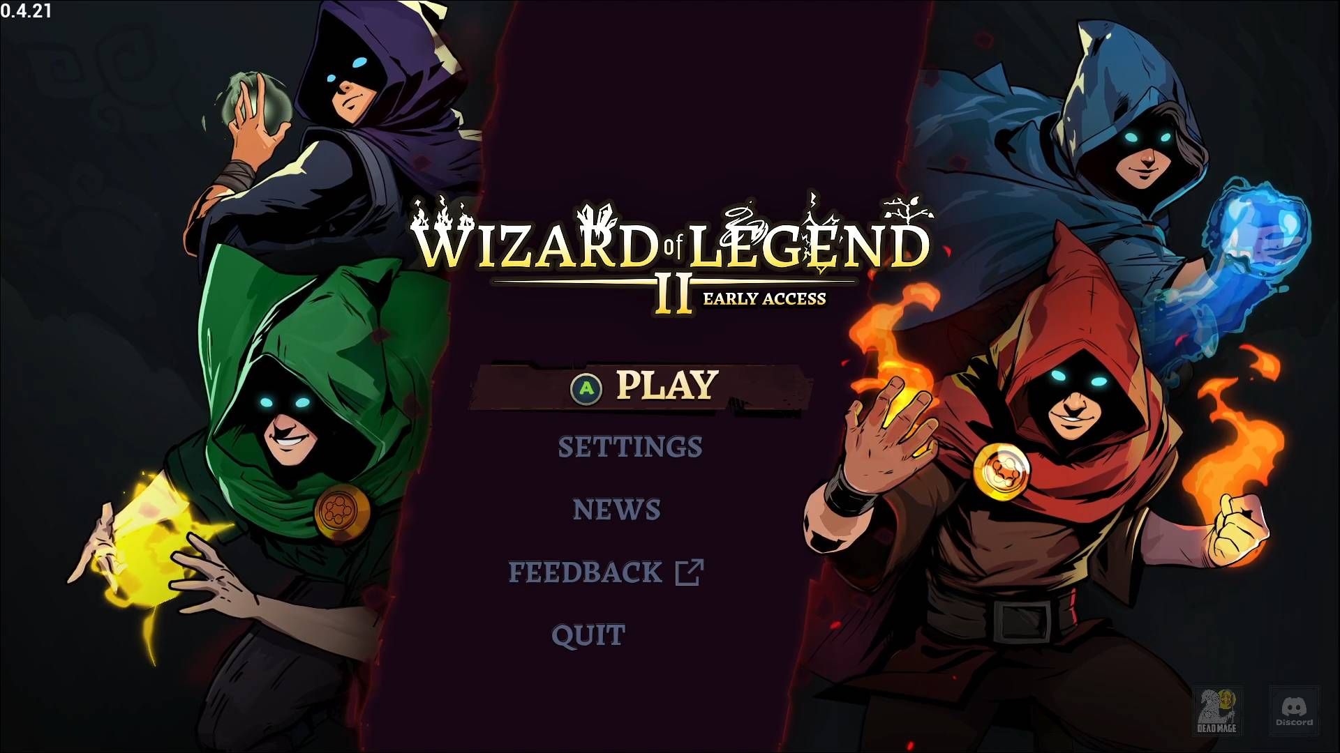Wizard of Wor title screen for Bally Astrocade