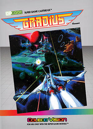 Gradius box art for Colecovision