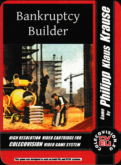 Bankruptcy Builder box art for Colecovision