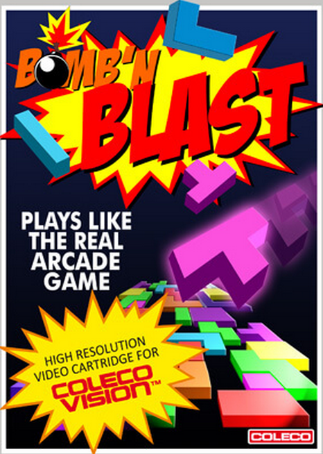 Bomb'n Blast box art for Colecovision