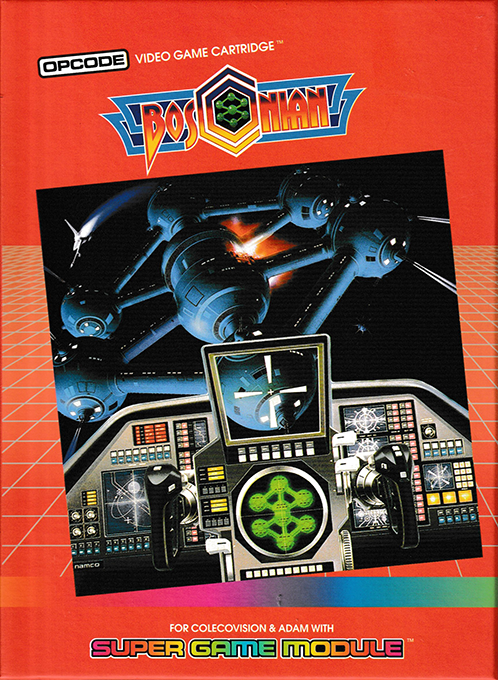 Bosconian box art for Colecovision