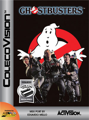 Ghostbusters box art for Colecovision