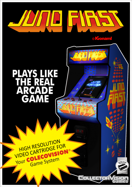 Juno First box art for Colecovision