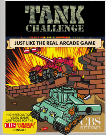 Tank Challenge box art for Colecovision
