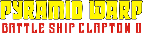 Pyramid Warp & Battleship Clapton 2 logo for Colecovision